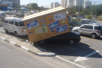 Caixas da P&G causaram pânico no Rio de Janeiro em 2010