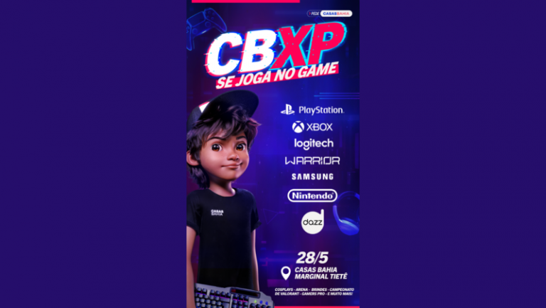 Casas Bahia promove o “Dia Geek CBXP”