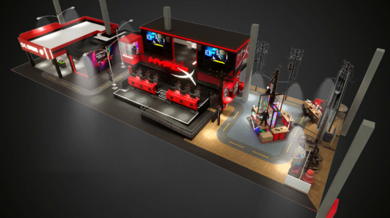 HyperX leva "cidade gamer" à Brasil Game Show