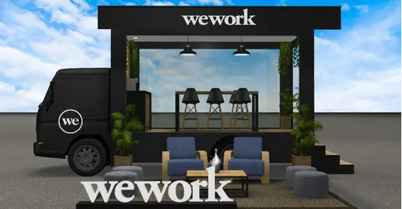 WeWork coloca nas pistas primeiro “caminhão-escritório” da companhia