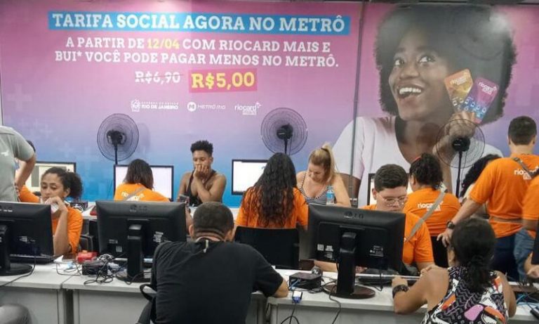 Fluxxo promove ação para cadastramento da Tarifa Social do MetrôRio para Riocard Mais