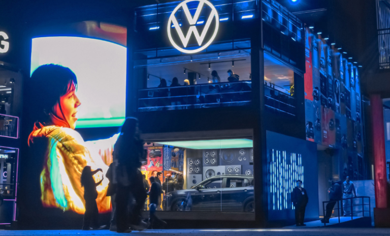 Volkswagen fez sucesso no The Town