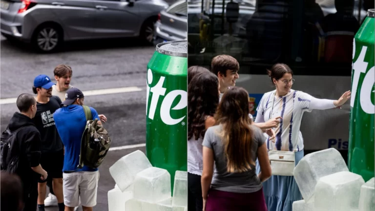 Sprite surpreende público com ativação imersiva na Avenida Paulista