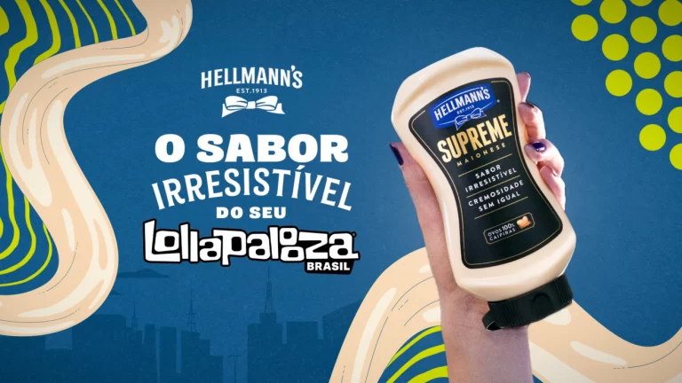 Lollapalooza 2024: Hellmann’s promoverá experiências inéditas no evento