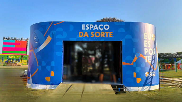 Loterias Caixas leva arquibancada fixa ao Festival Olímpico Parque Time Brasil