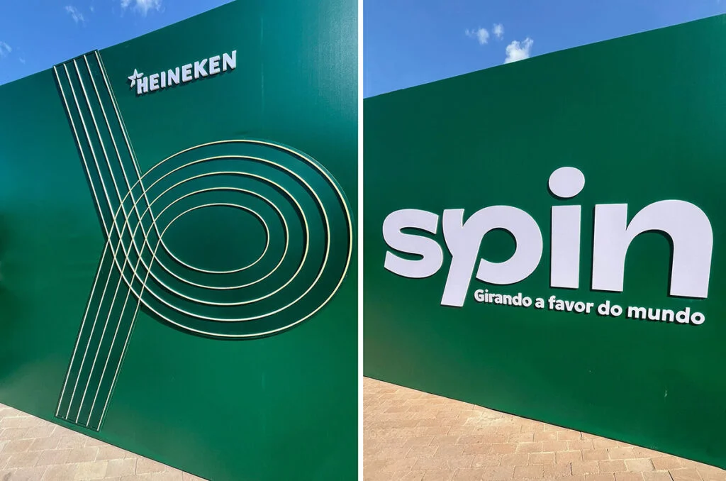 A Heineken lançou no Brasil o ecossistema de negócios de impacto Spin, com um investimento inicial de R$ 150 milhões, visando a transformação e descarbonização da sua cadeia de valor através de práticas sustentáveis e colaboração com empresas e entidades socioambientais.