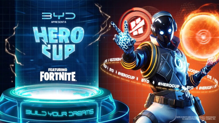 BYD patrocina maior premiação de Fortnite do Brasil e cria mapa exclusivo