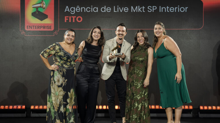 Fito é vencedora do Prêmio Live 2024 na categoria Agência de Live Marketing SP Interior