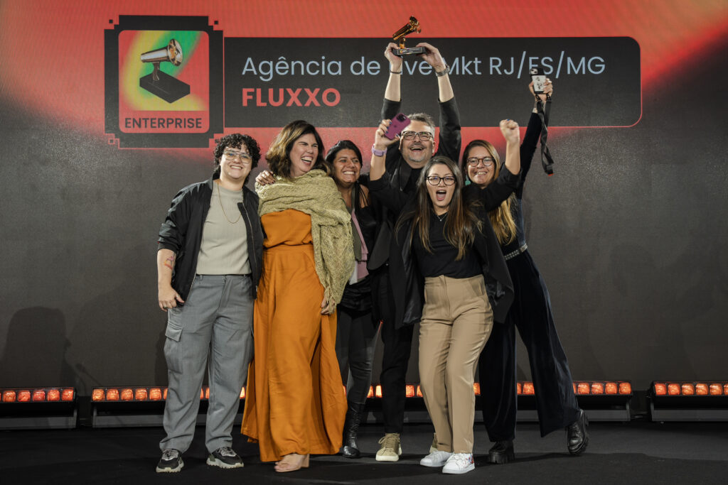 Fluxxo conquistou o primeiro Megafone de Ouro do Prêmio Live na categoria Agência de Live MKT RJ/ES/MG.