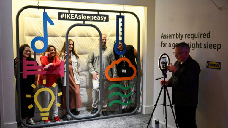 IKEA abre "Sleepeasy"em Nova York como uma homenagem a uma boa noite de sono