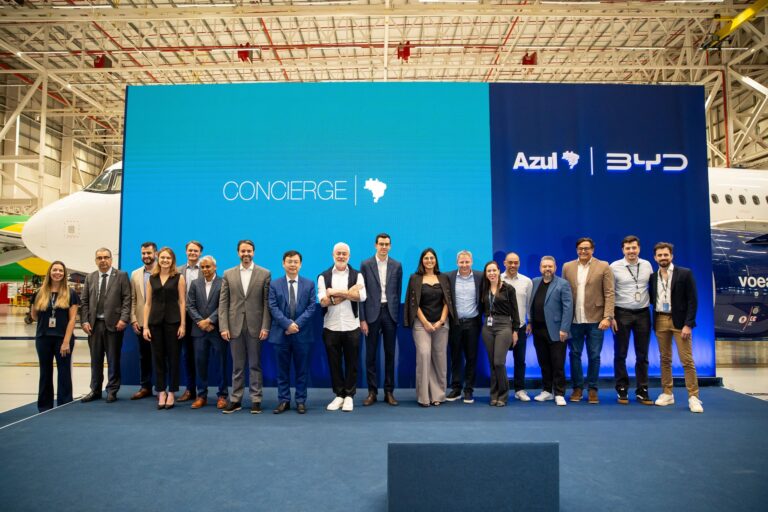 Azul e BYD realizam evento para anunciar novo serviço de Concierge