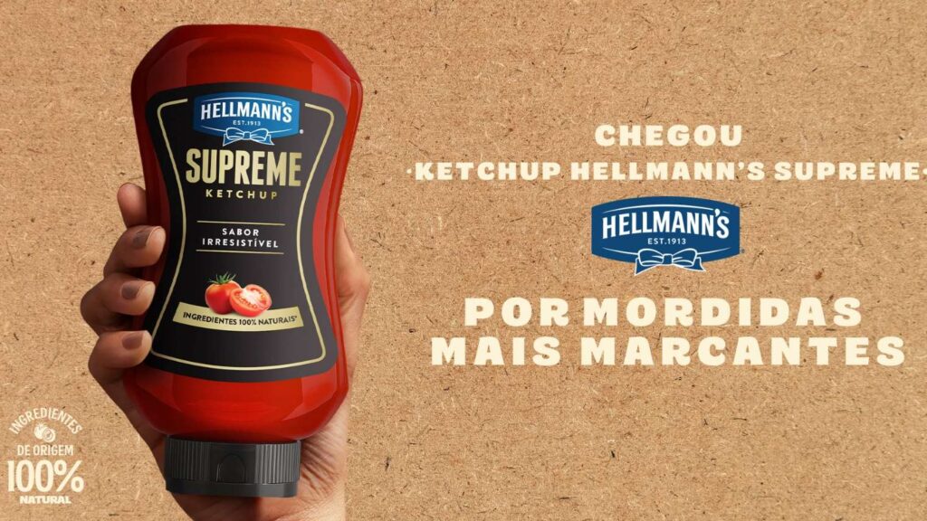 A Hellmann's, marca reconhecida por seus molhos saborosos, acaba de ampliar seu portfólio premium com o lançamento do Ketchup Supreme. Desenvolvido com ingredientes 100% naturais e sem conservantes artificiais, o novo ketchup promete revolucionar a experiência gastronômica dos brasileiros, oferecendo um sabor intenso e uma consistência única.