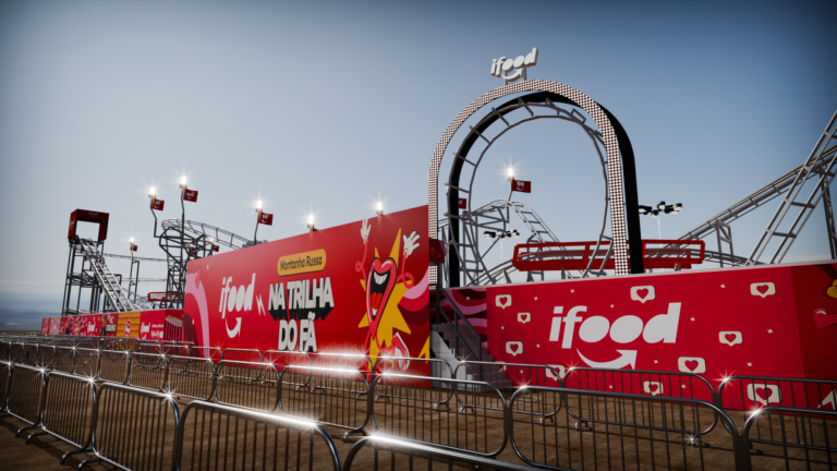 iFood transforma montanha-russa em show particular no Rock in Rio