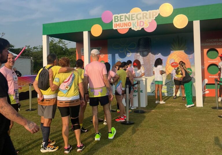 Benegrip celebra a saúde infantil com ativação criada pela Estalo na Corrida do Bob Esponja