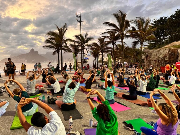 Verde Campo e Mude ofereceram aulas de yoga e degustações em meio à natureza no Rio