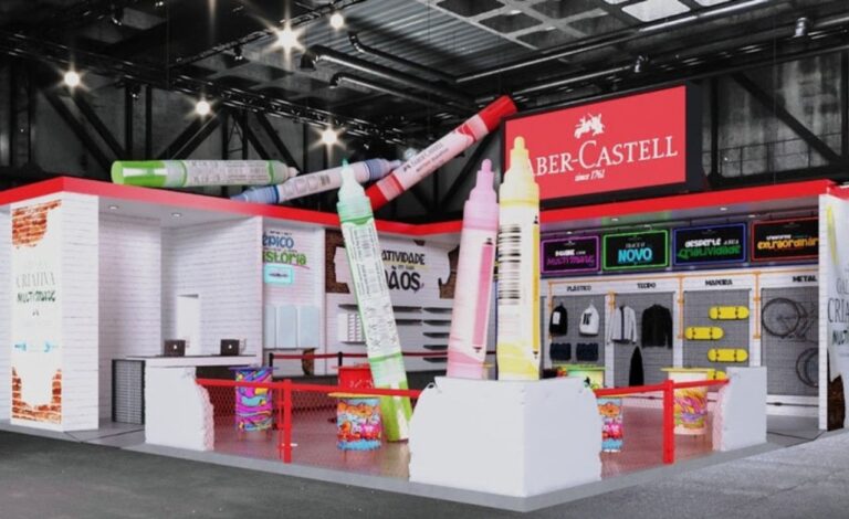 Faber-Castell leva à CCXP espaço que une a cidade e as cores da arte, em projeto assinado pela BTO+