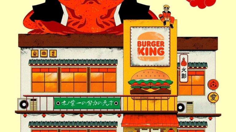 Burger King transforma loja da Liberdade em um paraíso ninja e celebra parceria com Naruto