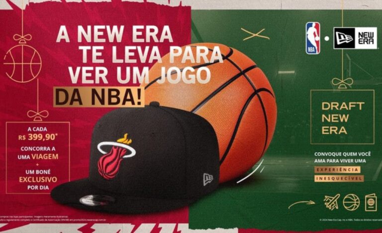 New Era e NBA promovem Natal especial com chance de assistir a um jogo da temporada nos EUA