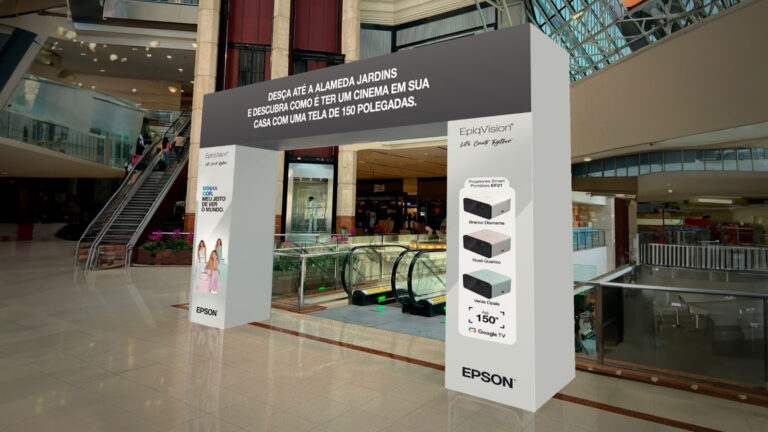 Epson oferece experiência imersiva com Caixa de Natal Instagramável no Shopping Eldorado