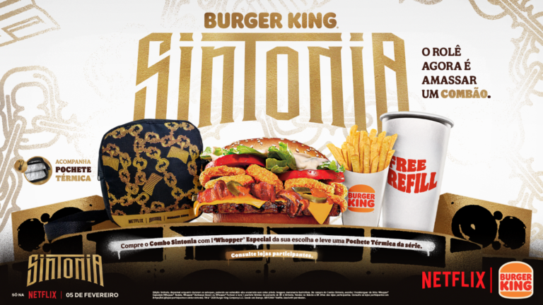 Burger King leva estande com trono estilizado ao Festival Sintonia da Netflix