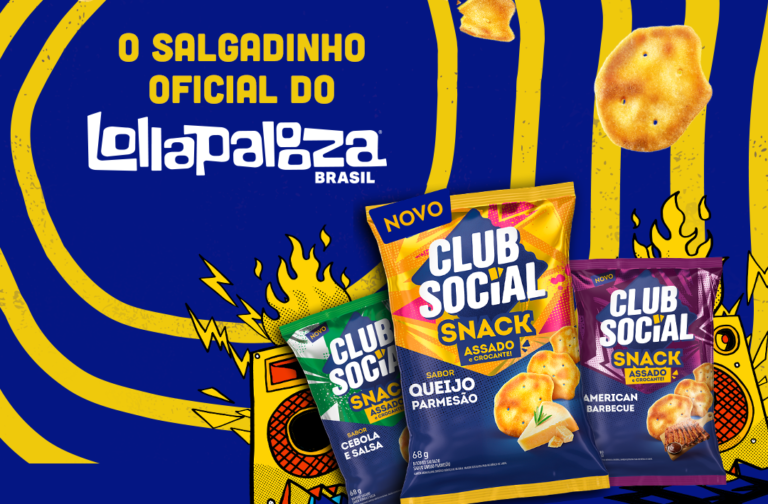 Club Social Snack participa pelo 2º ano do Lolla BR com mega estande e “pancadão de sabor”