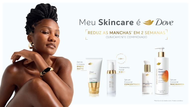 Dove invade o BBB 25 com novas linhas de skincare e redefine os cuidados com a pele