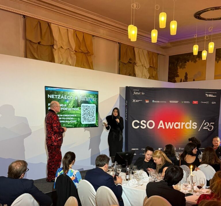 Fabiana Schaeffer, da Netza&CO, participa do Futur.io CSO Awards 2025 em Davos