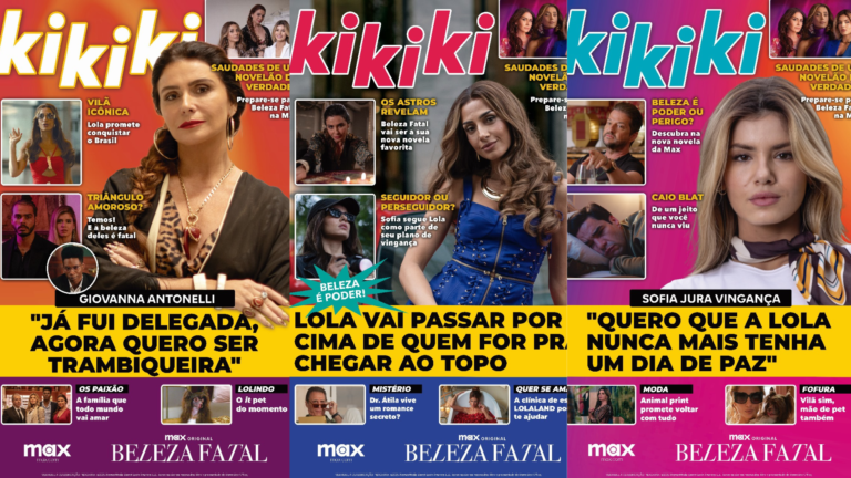 Max divulga sua  primeira novela original "Beleza Fatal" com revistas de fofoca