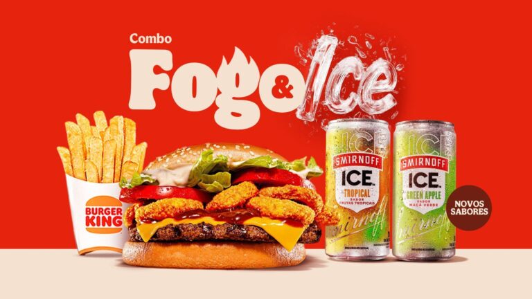 Burger King e Smirnoff ICE oferecem combos especiais e free refil na torneira no Carnaval