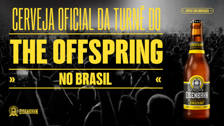 Eisenbahn é cerveja oficial dos shows do The Offspring no Brasil