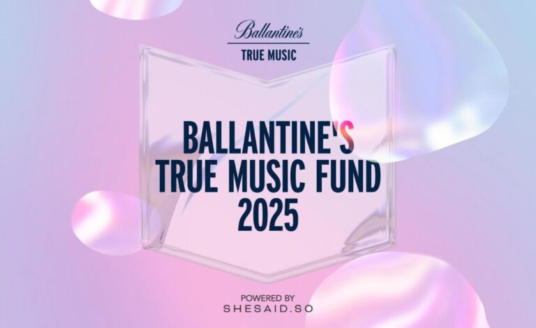 Ballantine’s lança True Music Fund 2025 em parceria com a SheSaid.So