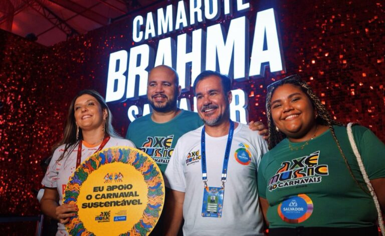 Camarote Brahma Salvador recebe, pelo terceiro ano consecutivo, o selo de camarote sustentável