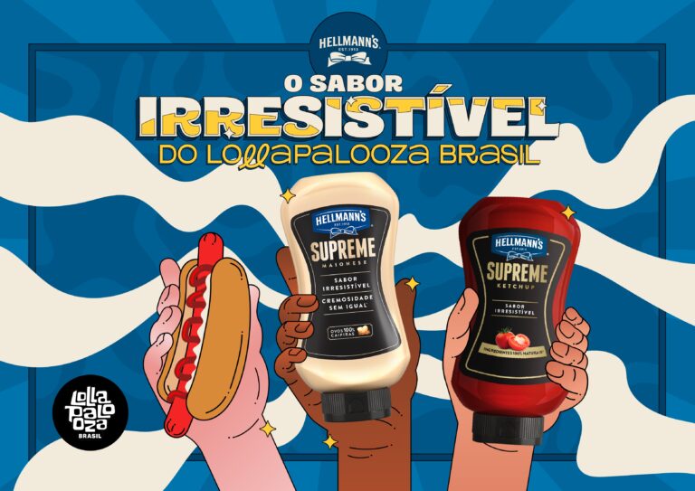 Hellmann's retorna com sua ilhas de molhos ao Lollapalooza Brasil