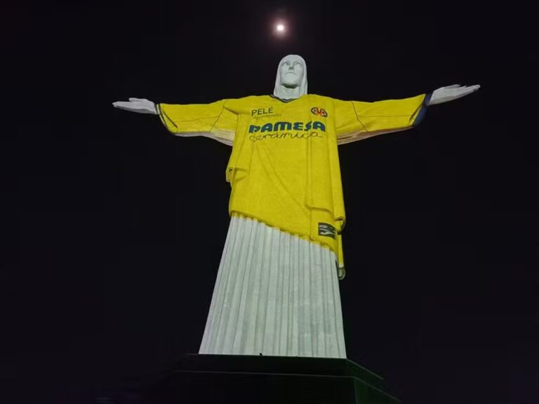 V3A e Villarreal conquistam prêmio da LaLiga por ativação inédita no Cristo Redentor