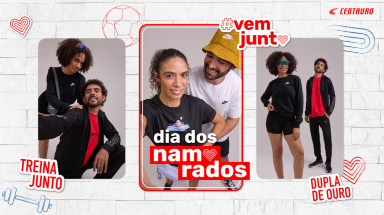 Centauro lança campanha de Dia dos Namorados “Vem Junto”