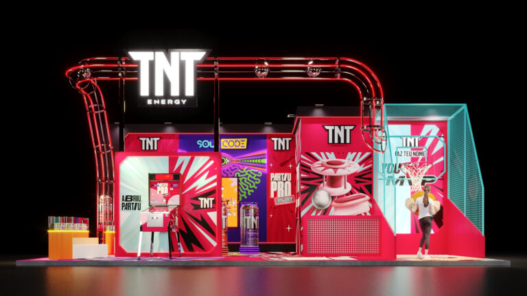 TNT Energy Drink e BTO+ inovam com estande “Pinball Space Jam” na gamescom latam