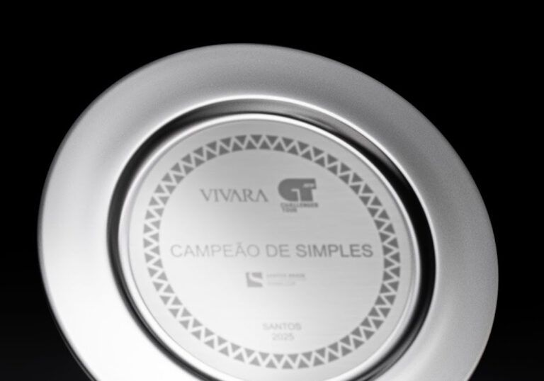 Vivara patrocina Brasil Tennis Open em Santos com prêmios exclusivos e troféu