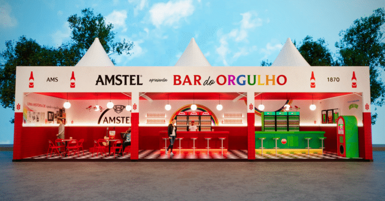 Amstel reforça apoio à comunidade LGBTQIAPN+ com ações no Mês do Orgulho