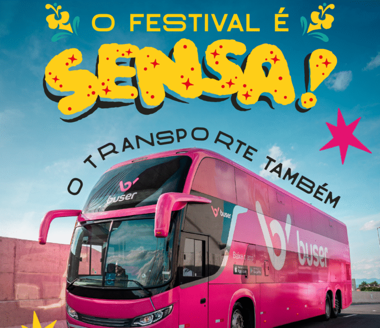 Buser é plataforma de mobilidade oficial do festival Sensacional! com ativação no evento 