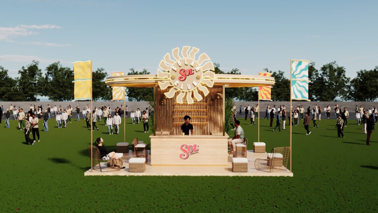Cerveja Sol estreia no Festival Turá com bar solar e palco exclusivo