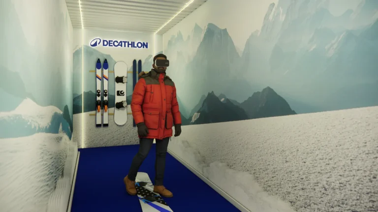Decathlon simula esportes de neve com ação Mountain Experience