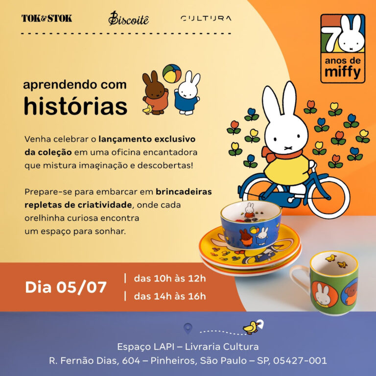 Miffy celebra 70 anos com evento especial em São Paulo Miffy celebra 70 anos com evento especial em São Paulo