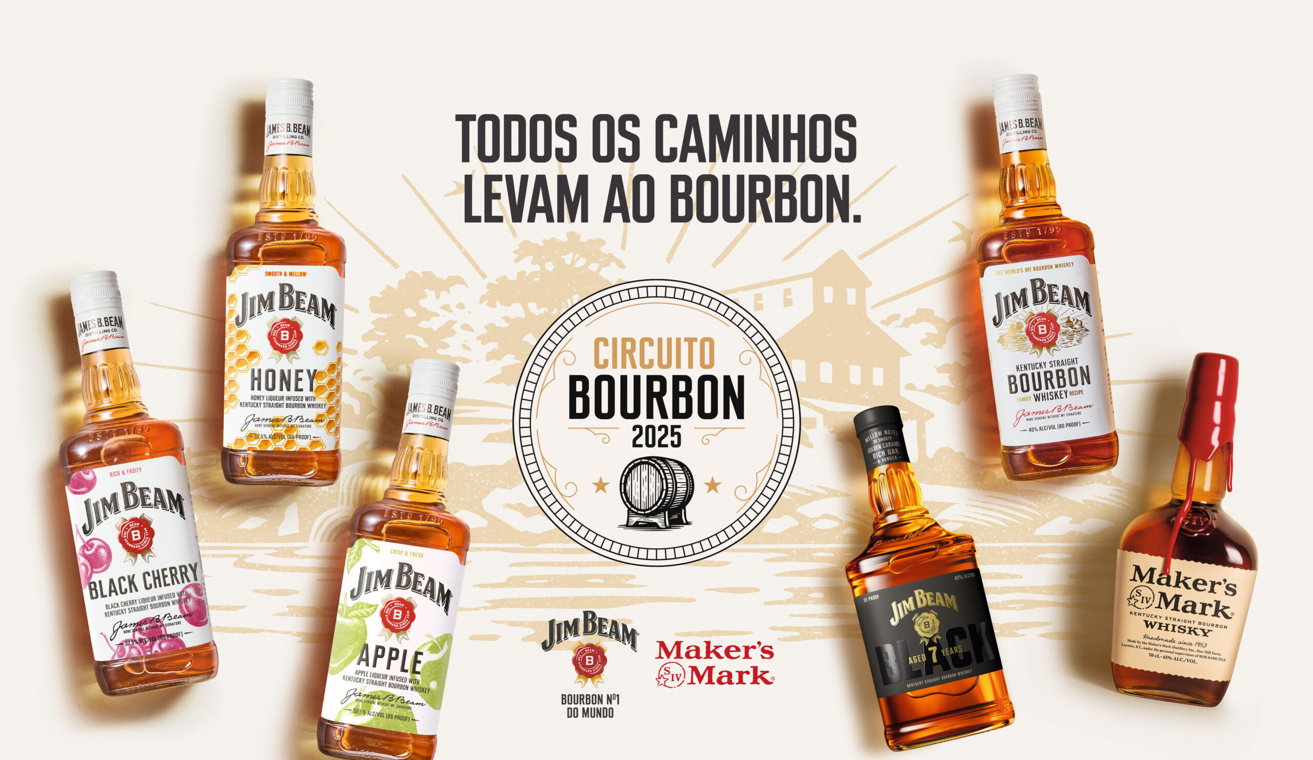 Jim Beam e Maker's Mark realizam 5ª Edição do Circuito Bourbon com
