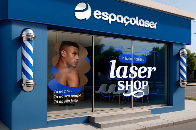Espaçolaser transforma lojas em barbearias temporárias para celebrar o Dia dos Pais