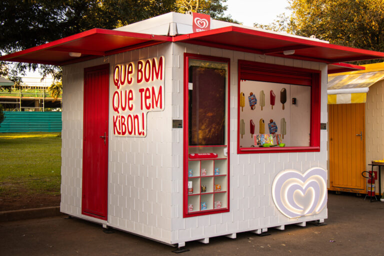Kibon abre quiosque sustentável feito com plástico reciclado no Parque Ibirapuera