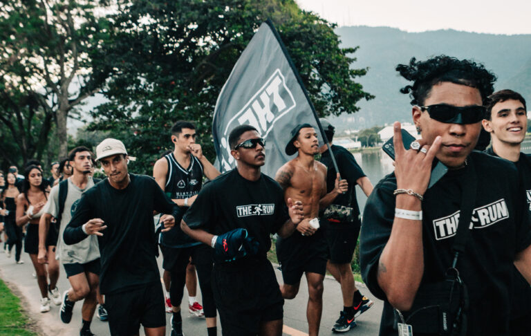 Som Livre e Ryu, The Runner reúnem mais de 550 pessoas em ativação na Lagoa Rodrigo de Freitas