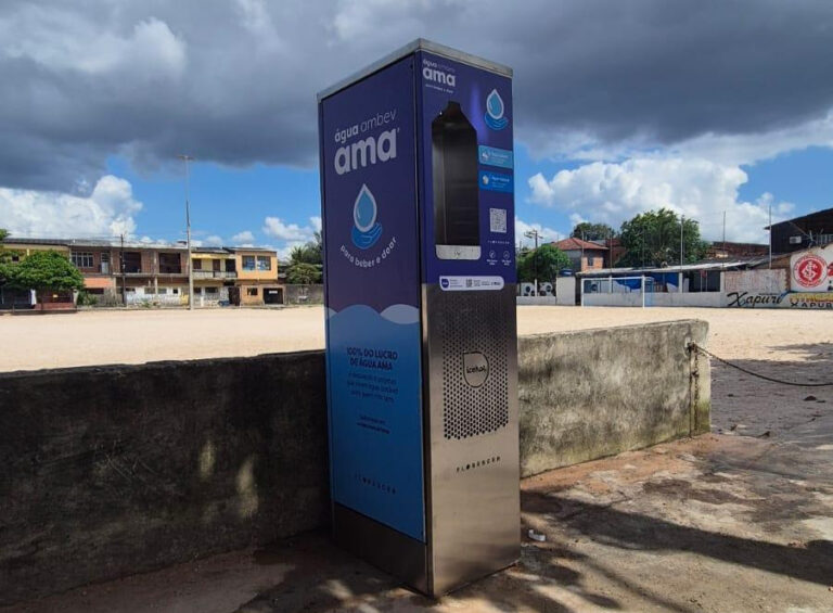 Ambev instala bebedouros de água potável em Belém e amplia alcance do projeto AMA