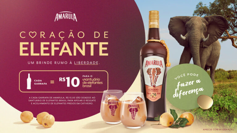 Amarula traz campanha “Coração de Elefante” a SP com arte urbana e experiência de marca 