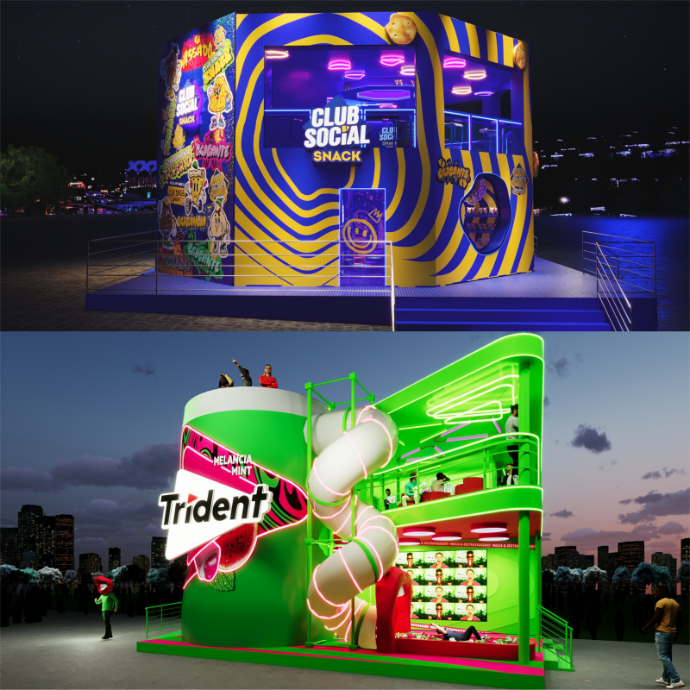 Club Social e Trident voltam como apoiadoras oficiais ao The Town com experiências