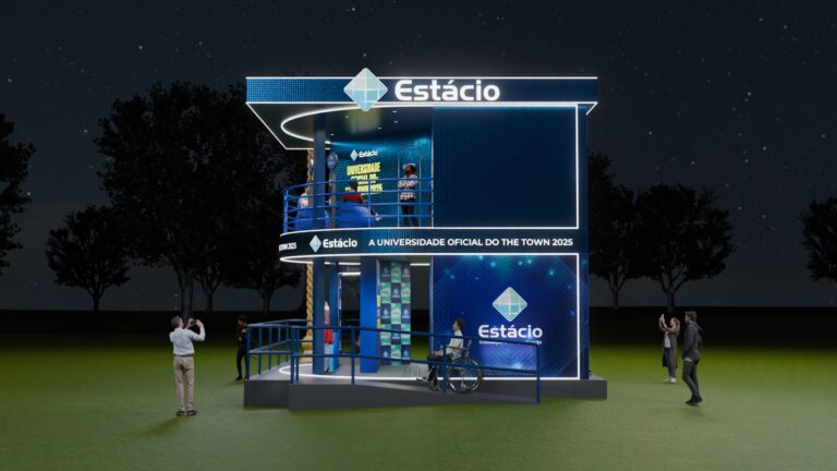 Estácio leva ativação inédita ao The Town conectando educação e entretenimento